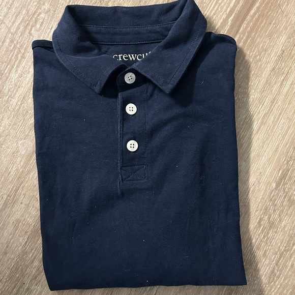 Crewcuts boys navy blue long sleeved polo shirt Size 6-7 - Picture 5 of 5